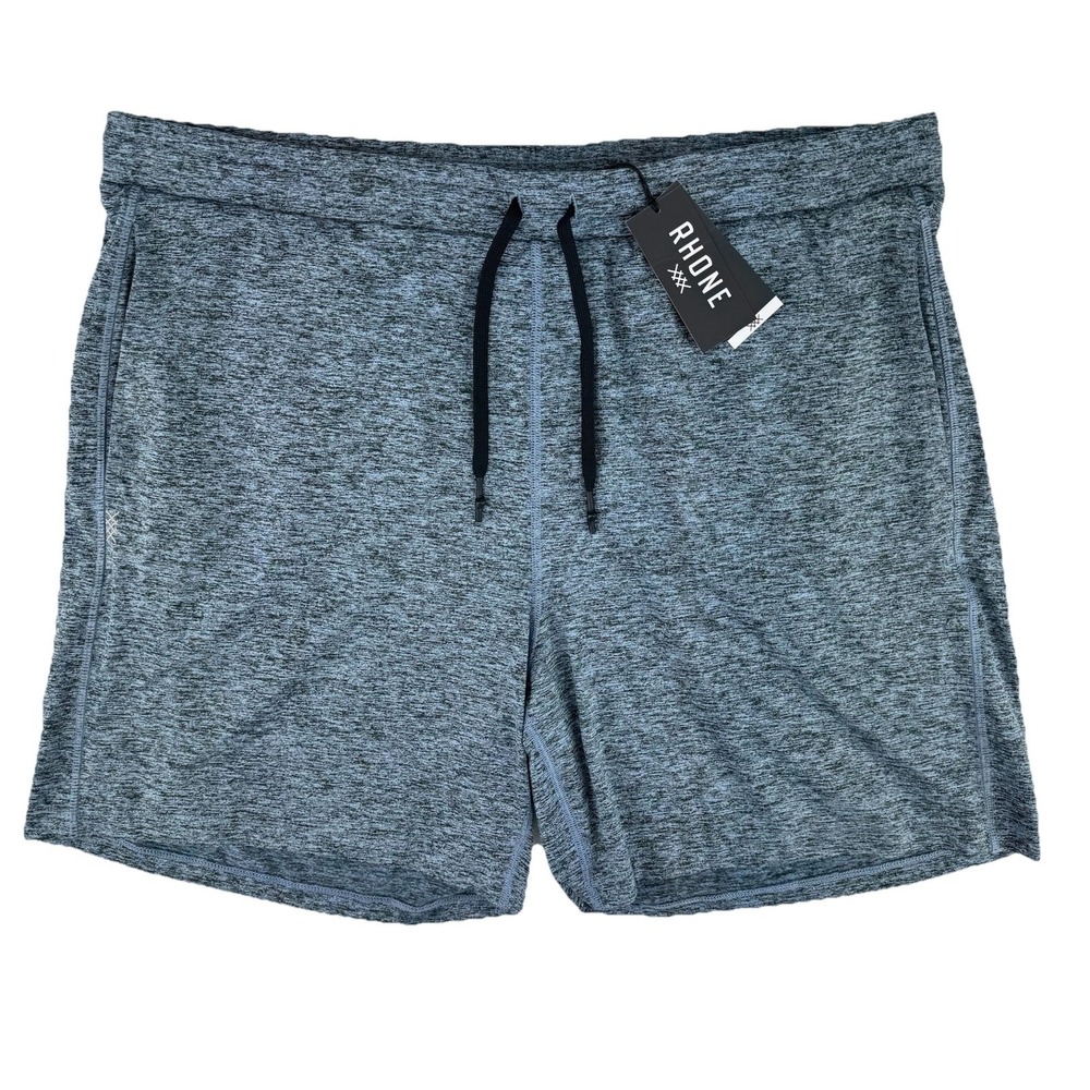 Rhone Peformance Workout Shorts XXL Sky‎ Blue Exercise 7" Inseam